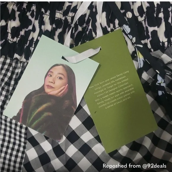 Sandy Liang x Target Patchwork Sleeveless Dress M - Picture 5 of 6